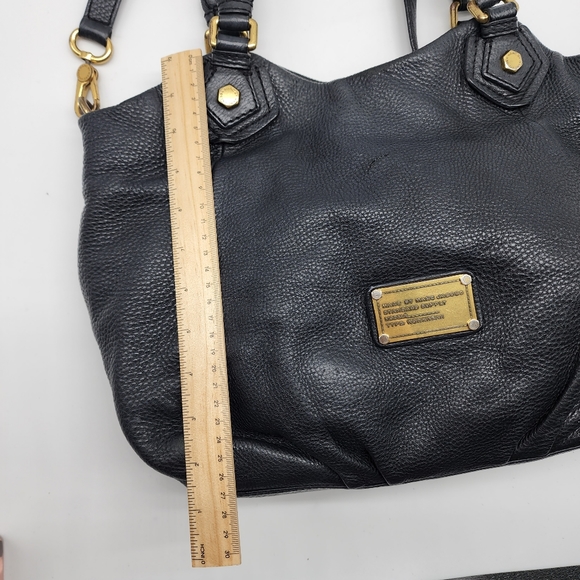 Marc By Marc Jacobs Classic Q Fran Hobo Black Leather Bag - Picture 5 of 16